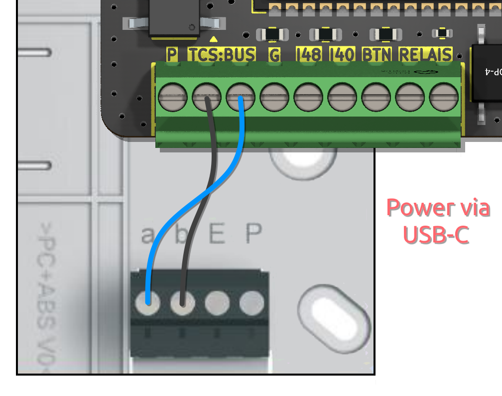 2-wire external via usb